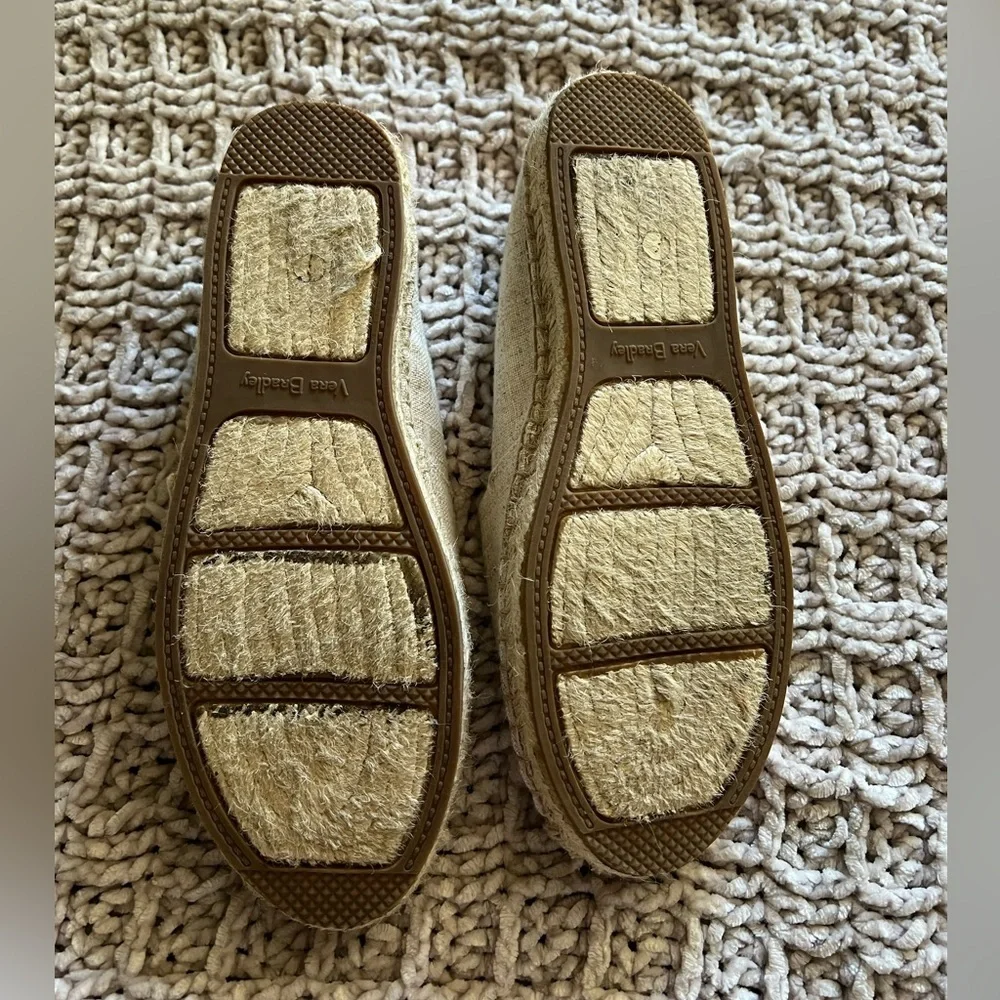Vera Bradley Dune Embellished Espadrille Sz 8 Embroidered Floral Hibiscus Flats